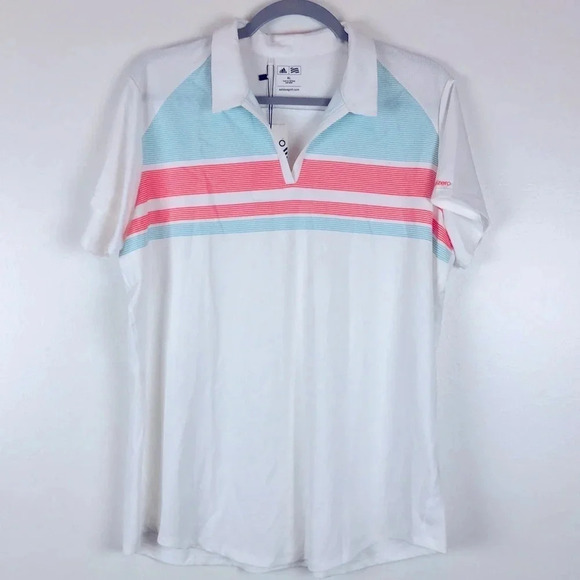 Adidas Golf Performance Short Sleeves Top Size XL NWT - Picture 1 of 12